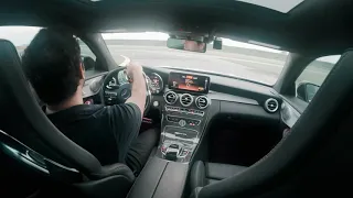 2021 Mercedes C63s AMG Drifting at Cayuga