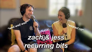 zach reino and jessica mckenna doing recurring bits for 2 minutes