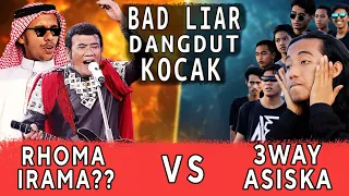 Kocak! Battle lagu2 viral!! X RAJA DANGDUT Part 2 | 3way Asiska Cover