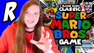 I Played EVERY Classic 2D Mario Game ~ Rawk