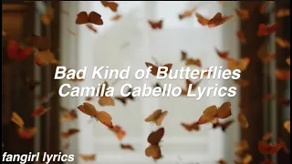 Bad Kind of Butterflies || Camila Cabello Lyrics