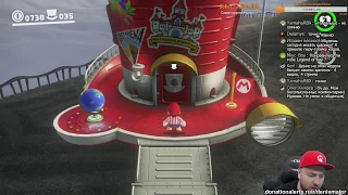 Super Mario Odyssey - сбор лун в Грибном Королевстве