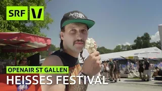 Openair St. Gallen: So heiss ist das Festival | Festivalsommer 2018 | SRF Virus