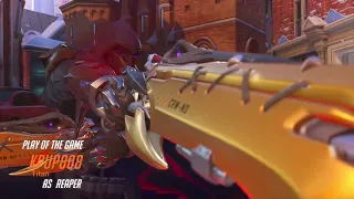 LOL, Thanks enemy Orisa. (Reaper POTG)