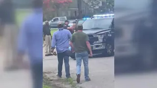 Scene Video: Stolen vehicle chase ends on Vaughn Lane in Montgomery