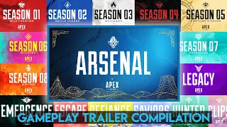 Apex Legends: Official Gameplay Trailers (Season 0 - Arsenal [Season 17]) Compilation | HD