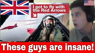 American Reacts How formation flying works | The Red Arrows