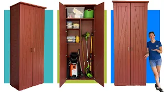 Giant Outdoor Storage Cabinet | Great for Indoors or Garage Too!