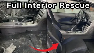 Super Cleaning and Assembling the MESSIEST Interior | Toyota Celica Gets Interior Detailed!