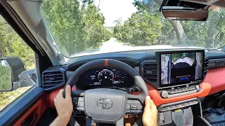 2022 Toyota Tundra TRD Pro Hybrid POV Off-Road Drive (3D Audio)(ASMR)