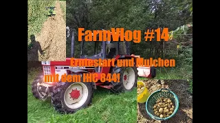 FarmVlog #14 | Erntestart bei den Kartoffeln und mulchen mit dem IHC 844! (Capview)