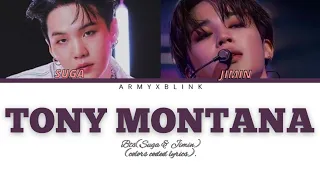 Agust D (Suga of BTS)-Tony Montana(with jimin)(Color Coded lyrics Rom/Eng)