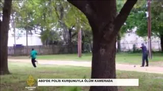 ABD'de polis kurşunuyla ölüm kamerada