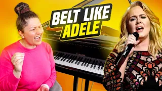 Belt Like Adele | How To Sing Better | Mix Voice | Vocal Coaching