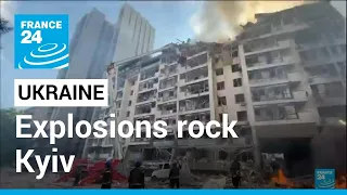 Explosions rock Kyiv as G7 leaders discuss Ukraine war • FRANCE 24 English