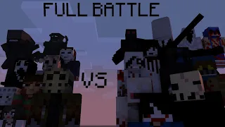 Horror Movie Monsters vs Creepypastas Minecraft Animation