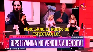 ¡Yanina ya no vendría a Bendita!