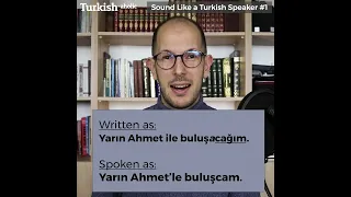 Sound Like a Native Turkish Speaker #1
