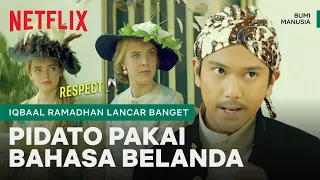 Menggugah! Pidato Iqbaal Ramadhan Dalam Bahasa Belanda 🔥 | Bumi Manusia | Clip