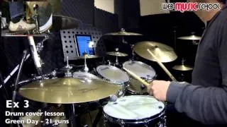 Green Day - 21 Guns - FREE DRUM LESSON