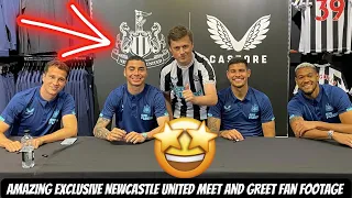 *EXCLUSIVE* Newcastle United meet and greet vlog - Bruno Guimaraes + Joelinton 🇧🇷