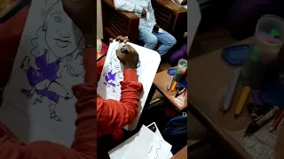 live caricature artist in Bangalore India caricature making video best caricature artist Bengaluru