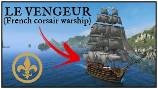 Assassin's Creed 4 overhaul MOD | "Corsaire du Roy" | NAVAL & BOARDING combat aboard LE VENGEUR