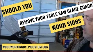 Why Would You Remove The Table Saw Blade Guard And Riving Knife Info