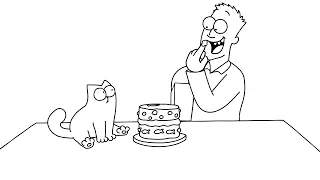 Simon's Cat Has an *Actual* Fish-Cake! | Simon's Cat Extra | Short Comp