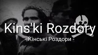 Kins'ki Rozdory (Кінські Роздори) - Ukrainian Anarchist Song - Lyrics - Sub Indo