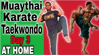 Muay Thai Mastery: Ultimate Beginner's Guide at Home | Day 3 Challenge (No Equipment Needed!) 🥊💪