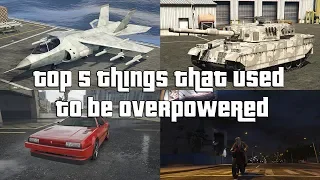 GTA Online Top 5 Things That Used To Be Overpowered, But Aren't Anymore