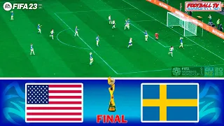 FIFA 23 - USA vs SWEDEN - FIFA WOMEN'S WORLD CUP 2023 FINAL | FULL MATCH | PC GAMEPLAY 4K