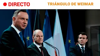 GUERRA UCRANIA: MACRON, SCHOLZ y DUDA por la COORDINACIÓN en la CONTRAOFENSIVA | RTVE