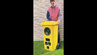 From a garbage can to a stylish speaker 🔊
