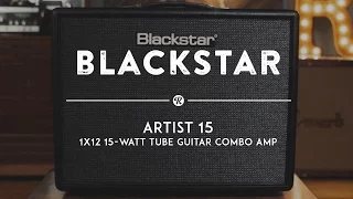 Blackstar Artist 15 1x12 Guitar Combo Amp w/ Jared James Nichols | Reverb Demo Video