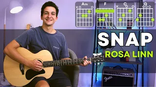 How to Play Snap (Rosa Linn) // Guitar Chords Lesson