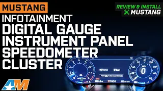 2018-2023 Mustang Infotainment Digital Gauge Instrument Panel Speedometer Cluster Review & Install