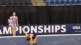 Jordyn Wieber - Floor 2 - 2012 Visa Championships Podium Training