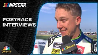 NASCAR Xfinity Series POSTRACE INTERVIEWS: Kansas Lottery 300 | 9/9/23 | Motorsports on NBC