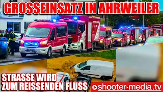 ⚡️  STRASSE "IM DELLMICH" WIRD ZUM REISSENDEN FLUSS  ⚡️ | 🚒  Großeinsatz im Ahrtal  🚒