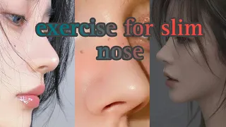 exercise for slim nose #glowup#skincare#healthtips#beautytips #facecare #exercise