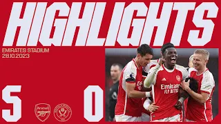 NKETIAH WITH A HAT-TRICK! | Arsenal vs Sheffield United (5-0) | Tomiyasu's first goal!