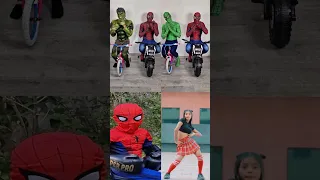 Spiderman Patli Kamariya Mor Hai Hai Compilation 2 #shorts