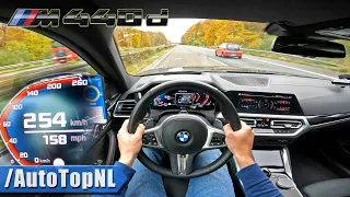 BMW M440d G22 | ACCELERATION TOP SPEED & AUTOBAHN POV by AutoTopNL