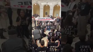 Etats-Unis: Des manifestants pro-Palestine prennent d’assaut le Congrès