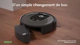 Le robot le plus polyvalent. Aspire et/ou lave en un changement de bac | Roomba Combo® i8+| iRobot®