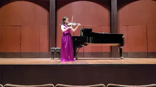 Vera's first DMA solo recital