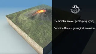 Šemnická skála – geologický vývoj/ Šemnice Rock – geological evolution