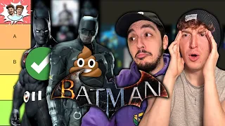 RANKING Every BATMAN Suit From The Batman Arkham Trilogy (TIER LIST)